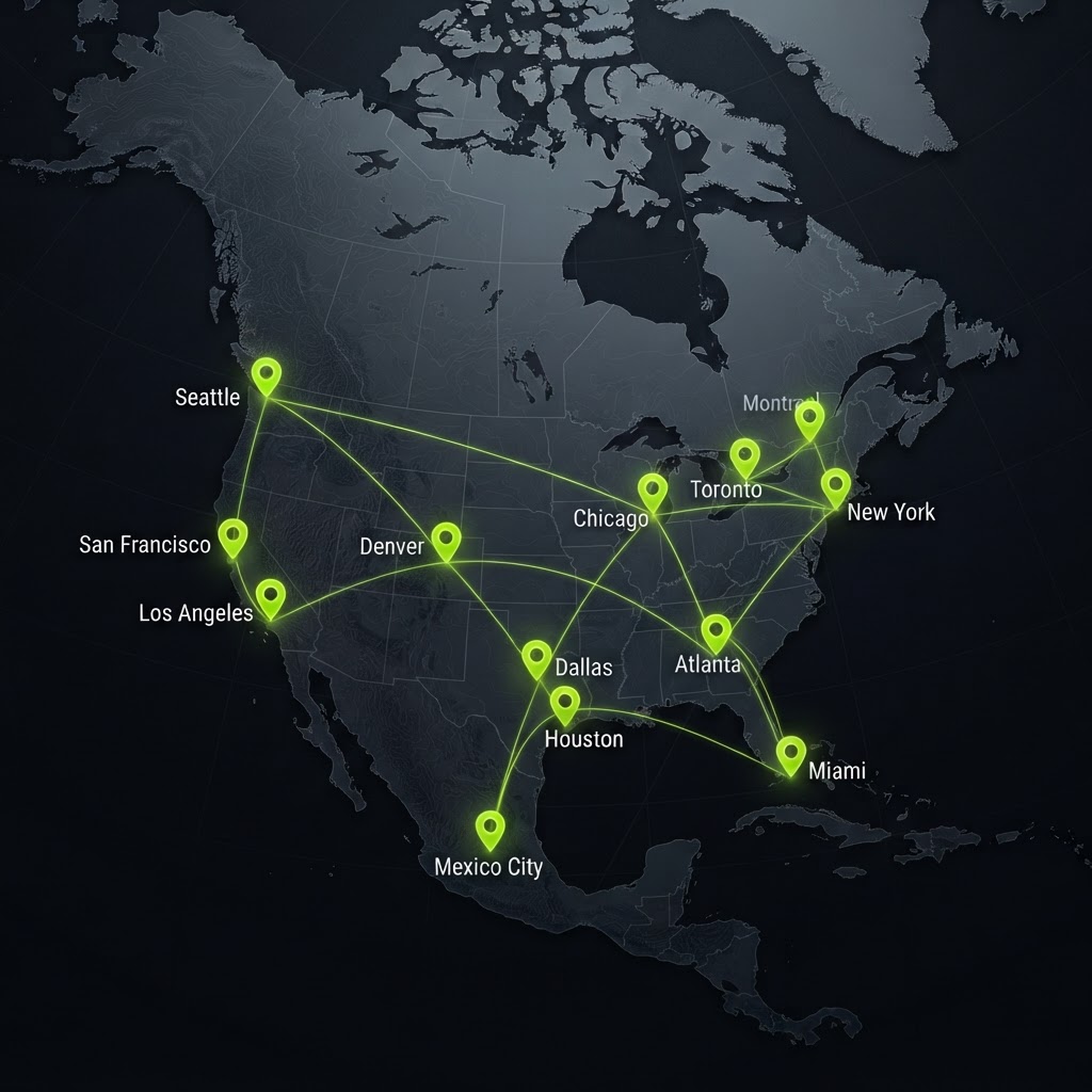 SimGolfNow national network visualization